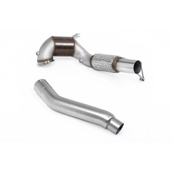 Milltek Large-bore downpipe with sports cat for Volkswagen Golf Mk8 GTi (non-GPF, race cat, for OE system) 2021-2024