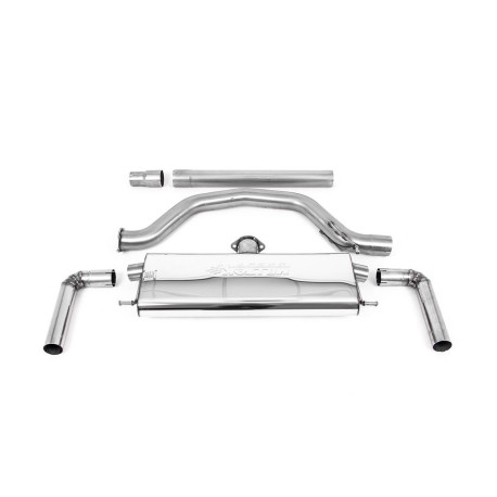 Výfukové systémy Milltek Milltek Cat-back exhaust for Volkswagen Golf Mk8 GTi (non-GPF, EC approved) 2021-2024 - Cerakote black tips | race-shop.sk