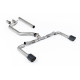 Milltek GPF-back exhaust (loudest) for Volkswagen Golf Mk8 GTi (GPF, 245ps, Trims) 2020-2024 - Carbon tips