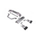 Výfukové systémy Milltek Milltek GPF-back exhaust carbon tips for Volkswagen Golf Mk8 GTi (GPF) 2020-2024 | race-shop.sk