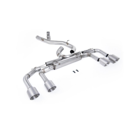 Výfukové systémy Milltek Milltek Cat-back exhaust (loudest) non-valved for Volkswagen Golf Mk8.5 R (non-GPF) 2025+ - Titanium tips | race-shop.sk