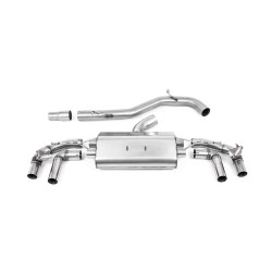 Milltek Cat-back exhaust for Volkswagen Golf Mk8.5 R (non-GPF) 2025+ - Carbon tips