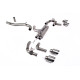 Milltek GPF-back exhaust (loudest) for Volkswagen Golf Mk8.5 R (GPF) 2024+ - Polished tips