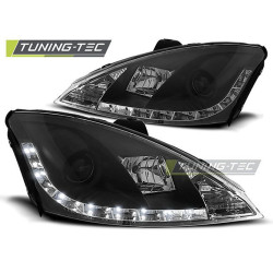 TUNING-TEC predné svetlá (DRL) pre FORD FOCUS 10.98-10.01 (H1), čierna
