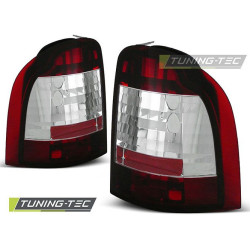 TUNING-TEC zadné svetlá pre FORD MONDEO 01.93-08.00 KOMBI, červeno-biela