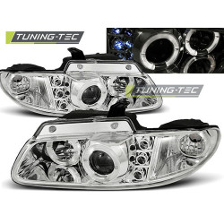 PREDNÉ SVETLÁ CHRYSLER VOYAGER 96-02.01 ANGEL EYES CHROM