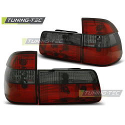 TUNING-TEC zadné svetlá pre BMW E39 09.95-08.00 TOURING, červeno-dymová