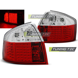 TUNING-TEC LED zadné svetlá pre AUDI A4 10.00-10.04 (LIMOUSINE), červeno-biela