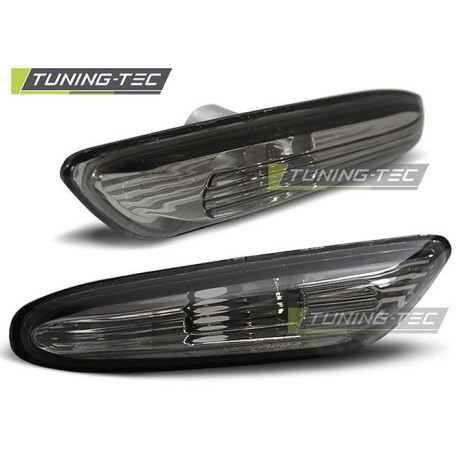 Osvetlenie RACES bočné smerovky pre BMW E60 / E61 / E46 / X3, dymová | race-shop.sk