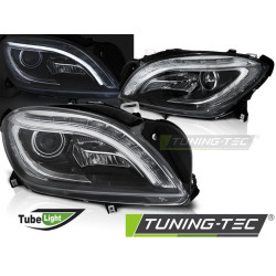 PREDNÉ SVETLÁ ČIERNA LED pre MERCEDES M-CLASS W166 11-15