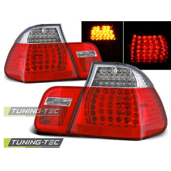 LED ZADNÉ SVETLÁ ČERVENÁ BIELA pre BMW E46 09.01-03.05 SEDAN
