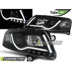 SVETLOMETY TUBE LIGHT ČIERNE pre AUDI A6 C6 04.04-08