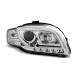Osvetlenie TUNING-TEC predné svetlá (Tube Light) pre AUDI A4 B7 11.04-03.08 (H7/H1), chróm, V1 | race-shop.sk