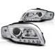 Osvetlenie TUNING-TEC predné svetlá (Tube Light) pre AUDI A4 B7 11.04-03.08 (H7/H1), chróm, V1 | race-shop.sk