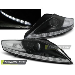 TUNING-TEC predné svetlá (DRL) pre FORD MONDEO 07.07-11.10 (H9), čierna