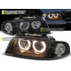 TUNING-TEC predné svetlá (Angel Eyes) pre AUDI A4 11.94-12.98 (H7), čierna