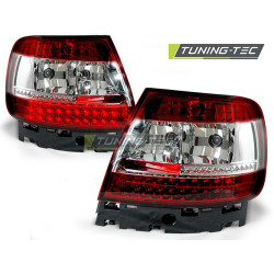 LED ZADNÉ SVETLÁ ČERVENO-BIELE pre AUDI A4 B5 11.94-09.00