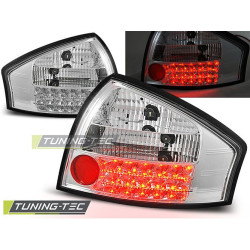 TUNING-TEC LED zadné svetlá pre AUDI A6 05.97-.05.04, chróm