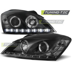 TUNING-TEC predné svetlá (DRL) pre KIA CEED 09.06-08.09 (H1), čierna