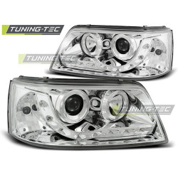 TUNING-TEC predné svetlá (DRL) pre VW T5 04.03-08.09 (H1), chróm, V2