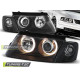 TUNING-TEC predné svetlá (Angel Eyes) pre VW PASSAT B5 3B 11.96-08.00 (H7), čierna