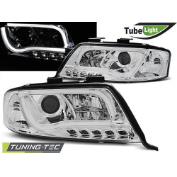 PREDNÉ SVETLÁ TUBE LIGHT CHROM pre AUDI A6 06.01-05.04
