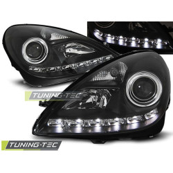 PREDNÉ SVETLÁ DAYLIGHT ČIERNA pre MERCEDES R171 SLK 04-11