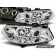 Osvetlenie TUNING-TEC predné svetlá (Angel Eyes) pre RENAULT MEGANE II 11.02-12.05 (H1), chróm | race-shop.sk