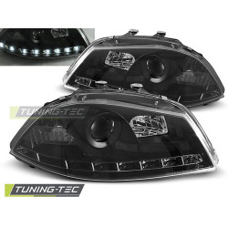 PREDNÉ SVETLÁ DAYLIGHT ČIERNA pre SEAT IBIZA 6L 04.02-08