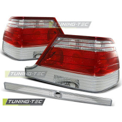 TUNING-TEC zadné svetlá pre MERCEDES W140 95-10.98, červeno-biela