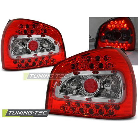 Osvetlenie LED ZADNÉ SVETLÁ ČERVENÁ BIELA pre AUDI A3 08.96-08.00 | race-shop.sk