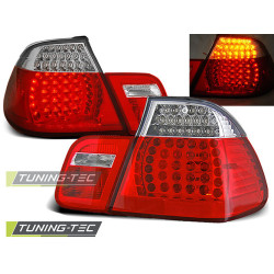 TUNING-TEC LED zadné svetlá pre BMW E46 05.98-08.01 SEDAN, červeno-biela, V1