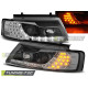 TUNING-TEC predné svetlá (DRL) pre VW PASSAT B5 11.96-08.00 (H1), čierna, V1