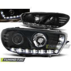TUNING-TEC predné svetlá (DRL) pre VW SCIROCCO 08-04.14 (H7/H1), čierna