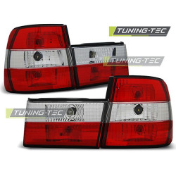 TUNING-TEC zadné svetlá pre BMW E34 02.88-12.95 SEDAN, červeno-biela