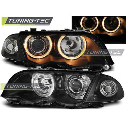 PREDNÉ SVETLÁ ANGEL EYES ČIERNA pre BMW E46 05.98-08.01 S/T