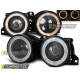 TUNING-TEC predné svetlá (Angel Eyes) pre BMW E30 11.82-06.94 (H1), čierna