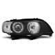 Osvetlenie TUNING-TEC predné svetlá (Angel Eyes) pre BMW X5 E53 09.99-10.03 (H7), čierna, V2 | race-shop.sk