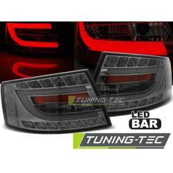TUNING-TEC LED zadné svetlá pre AUDI A6 C6 SEDAN 04.04-08 7PIN (LIMOUSINE), dymová