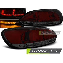 TUNING-TEC LED zadné svetlá pre VW SCIROCCO III 08-04.14, červeno-dymová, V1
