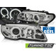 Osvetlenie TUNING-TEC predné svetlá (CCFL, Angel Eyes) pre BMW E46 04.03-06 COUPE CABRIO (H7/H1), chróm | race-shop.sk