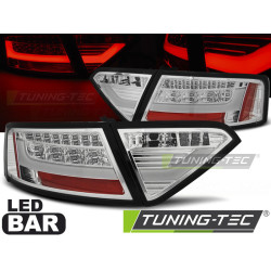 LED PÁS ZADNÉ SVETLÁ CHRÓMOVÉ pre AUDI A5 07-06.11