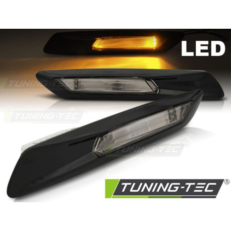 Osvetlenie TUNING-TEC bočné smerovky pre BMW F10/F11 10-13, lesklá čierna | race-shop.sk