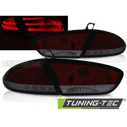 TUNING-TEC LED zadné svetlá pre SEAT LEON 03.09-12, červeno-dymová