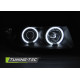 Osvetlenie TUNING-TEC predné svetlá (CCFL, Angel Eyes) pre SEAT LEON / TOLEDO 04.99-08.04 (H1), čierna | race-shop.sk