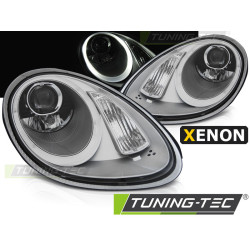 TUNING-TEC predné svetlá pre XENON PORSCHE BOXSTER / CAYMAN 987 05-08 (D2S), strieborná