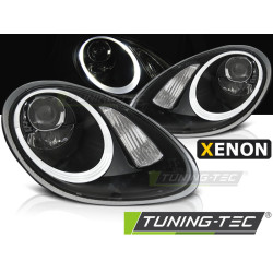 TUNING-TEC predné svetlá pre XENON PORSCHE BOXSTER / CAYMAN 987 05-08 (D2S), čierna
