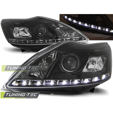 Osvetlenie FORD FOCUS II 02.08-10 DAYLIGHT ČIERNE W/M | race-shop.sk