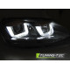 Osvetlenie TUNING-TEC LED predné svetlá (U-LED, DRL) pre LINE VW GOLF 7 11.12-17 (H7/H1), červeno-čierna | race-shop.sk