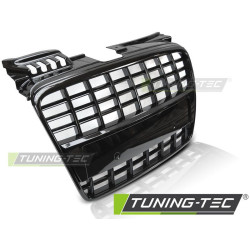 TUNING-TEC maska chladiča (Sport) pre AUDI A4 B7 04-08, lesklá čierna